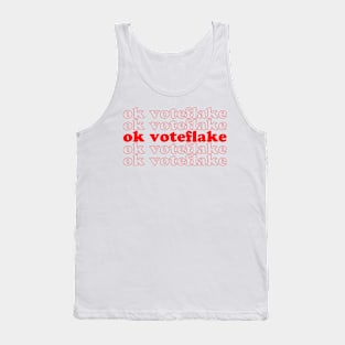 OK Voteflake Tank Top